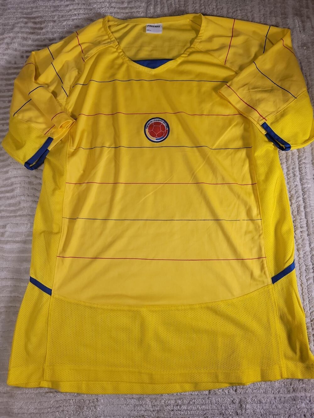 Columbia Soccer Jersey Mens Size Large Futbol Shirt Top Adult